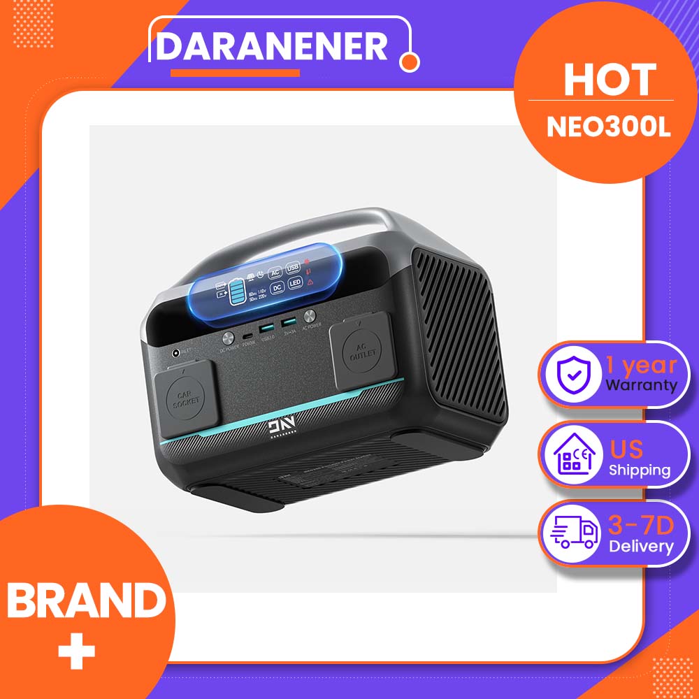 Solar Emergency Charger - Daranener NEO300L 350W Przenośna Stacja Zasilania,