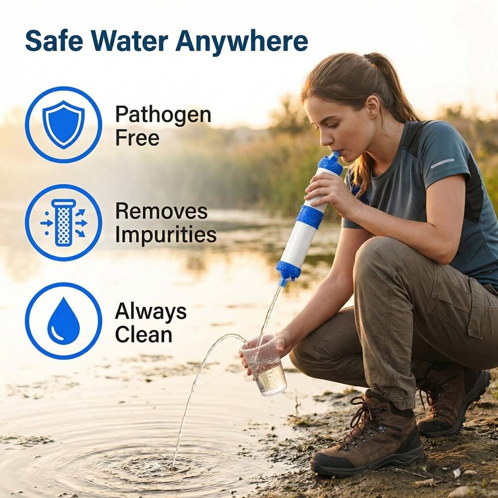 Mini filtr do wody w słomce, o – Water Purification Straw recenzja i cena